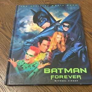 Vintage 1995 Batman Forever The Official Movie Book By Michael Singer
Hardcover
